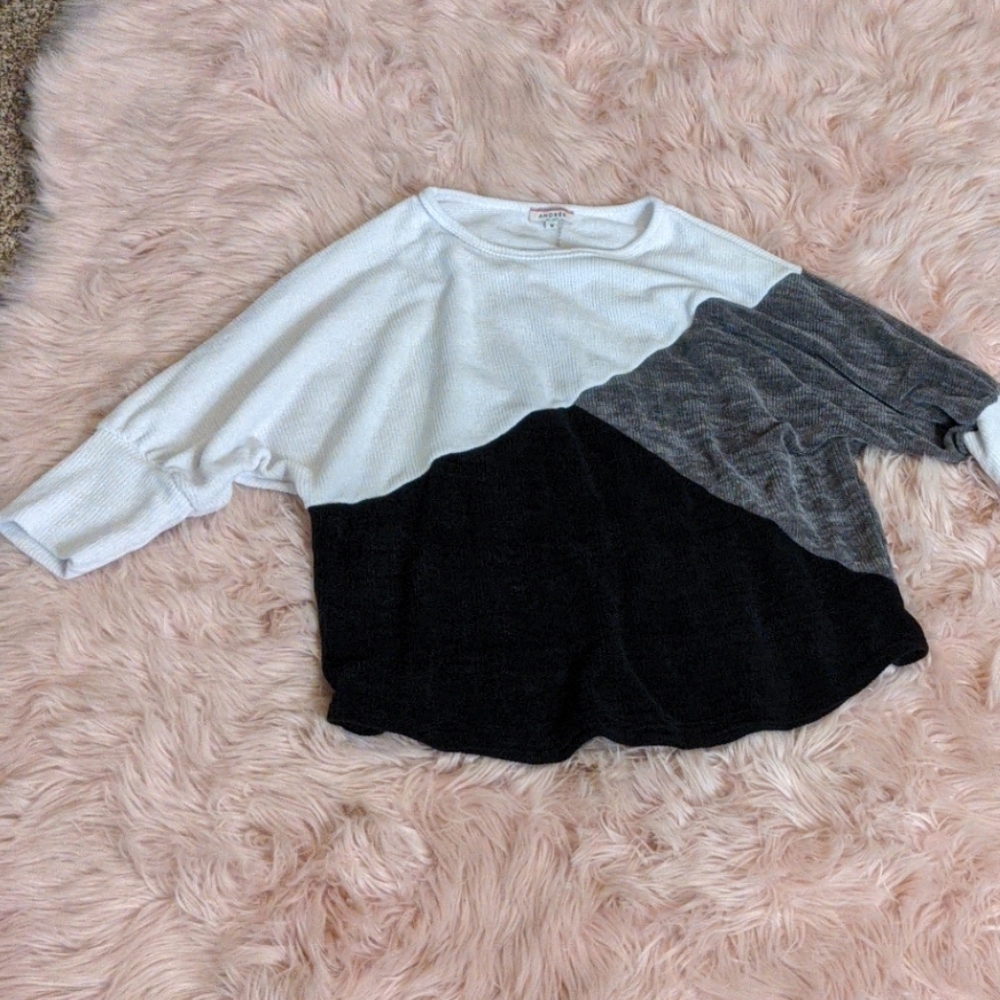 Color block sweater